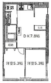 東京都北区滝野川6丁目【アパート】の間取り