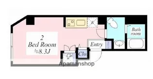 東京都台東区入谷1丁目【マンション】の間取り