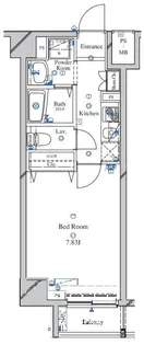東京都北区王子4丁目【マンション】の間取り