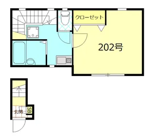 キャメル上板橋【2階】の間取り