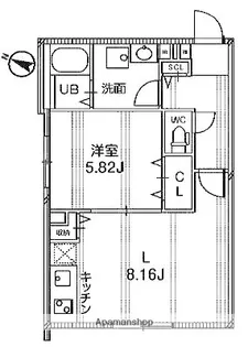 東京都文京区大塚4丁目【マンション】の間取り