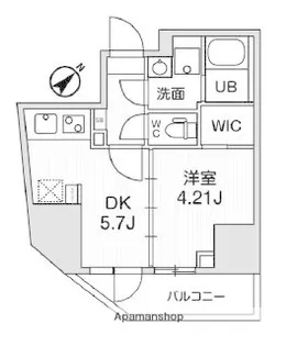 ・ARKMARK巣鴨STA.【7階】の間取り