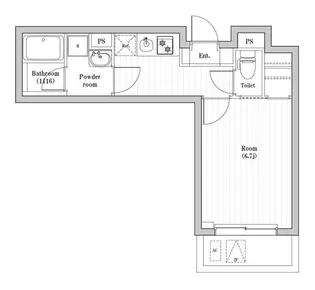 東京都豊島区千早3丁目【マンション】の間取り