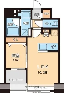 グランカーサ文京千石【4階】の間取り