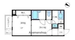 日興パレス志村坂上【3階】の間取り