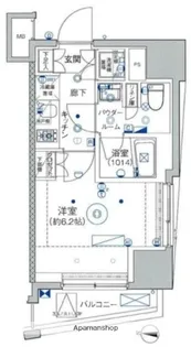 セジョリ北千住ノワール【7階】の間取り