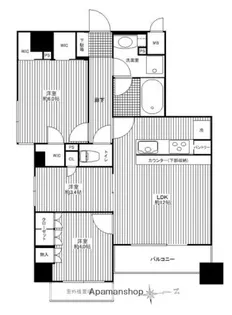 レジデンシャルステート南千住【7階】の間取り