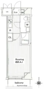 東京都北区豊島1丁目【マンション】の間取り