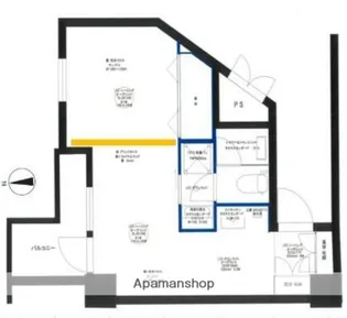 コスモリード文京千駄木【6階】の間取り