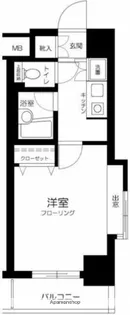 パークサイド九段【4階】の間取り