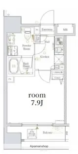 LOG文京SENDAGI【8階】の間取り