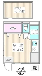 千石ハイム【1階】の間取り