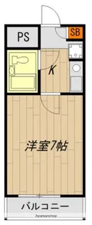 メゾンサンシャイン【10階】の間取り