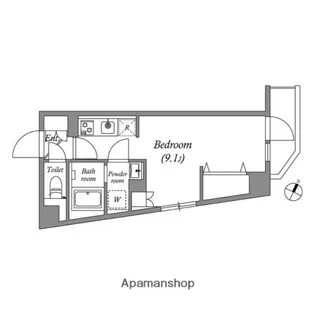 クオリタス田端【2階】の間取り