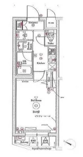 東京都北区田端5丁目【マンション】の間取り