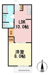フォレスト小日向【1階】の間取り