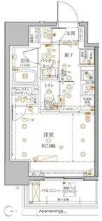 クレイシアIDZ王子マークプレイス【4階】の間取り