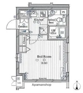 東京都北区王子5丁目【マンション】の間取り