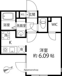 BRANCHE神楽坂【4階】の間取り