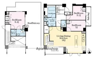 グランシーナ目白台【4階】の間取り