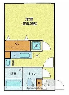 MODULOR白山Ⅱ【2階】の間取り