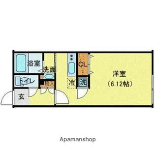 MODULOR白山Ⅱ【4階】の間取り