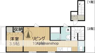 COMFORT 田端【2階】の間取り