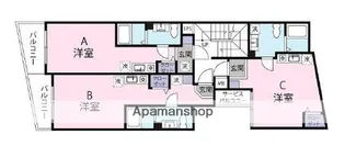 東京都北区上十条1丁目【マンション】の間取り