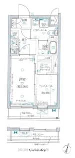 パティーナ本蓮沼【4階】の間取り