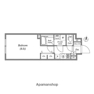 ルネサンスコート池袋【3階】の間取り