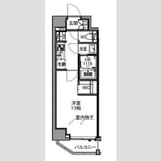 SーRESIDENCE王子EAST【2階】の間取り