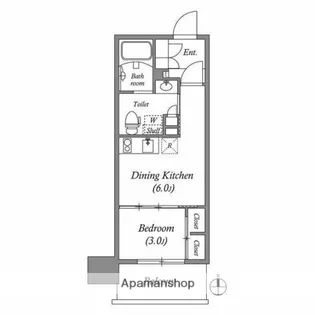 東京都台東区竜泉2丁目【マンション】の間取り