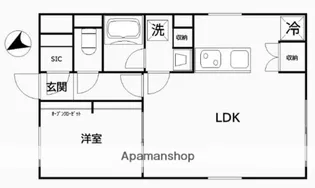 CREAL江戸川橋【2階】の間取り