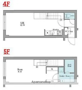 東京都文京区小石川5丁目【マンション】の間取り