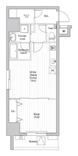 東京都台東区竜泉2丁目【マンション】の間取り