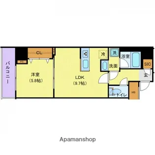 東京都荒川区西日暮里1丁目【マンション】の間取り