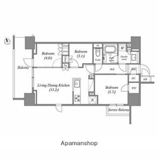 NIDO南千住【5階】の間取り