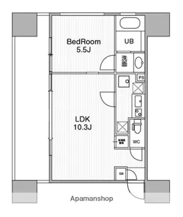 アーバンフラッツ池袋プレミアム【4階】の間取り