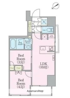 東京都台東区駒形2丁目【マンション】の間取り