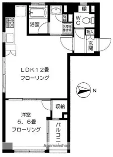 ベレッツァ・トーレ【2階】の間取り