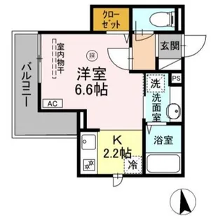 グラナーデ南千住【2階】の間取り