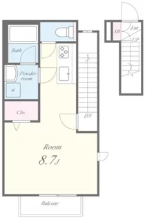 A GARDEN【2階】の間取り