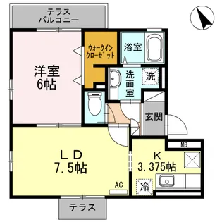 CLOCHETTE【1階】の間取り
