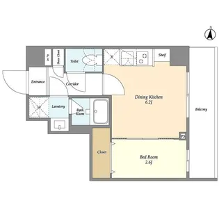東京都荒川区東日暮里6丁目【マンション】の間取り