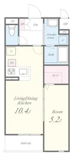 メゾン北綾瀬【2階】の間取り