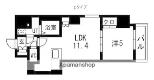 TRADIS秋葉原【5階】の間取り