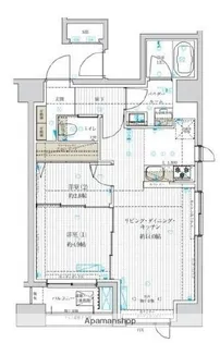 アスブルーム奥浅草【4階】の間取り