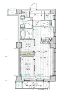 2LDKの間取り画像