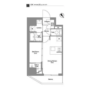 BPRレジデンス田端【9階】の間取り