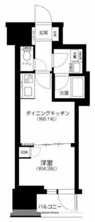 ライオンズミレス蔵前【7階】の間取り
